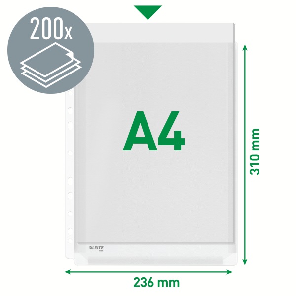 Leitz Jumbo A4 lefűzhető 10db/cs genotherm (Újszerű)