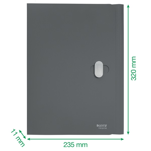Leitz Recycle A4 PP sárga 3-pólyás mappa