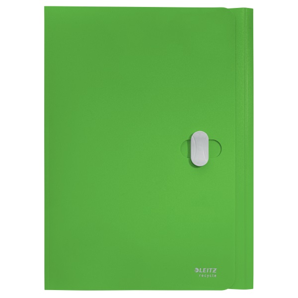 Leitz Recycle A4 PP zöld 3-pólyás mappa