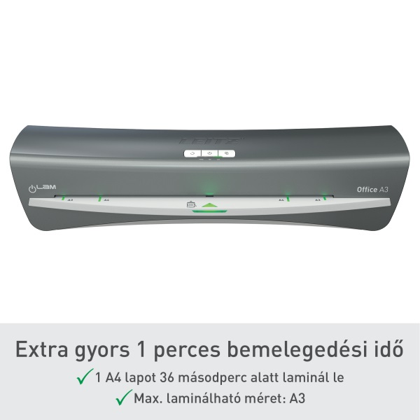 Leitz iLAM Office A3 laminálógép (Újszerű)