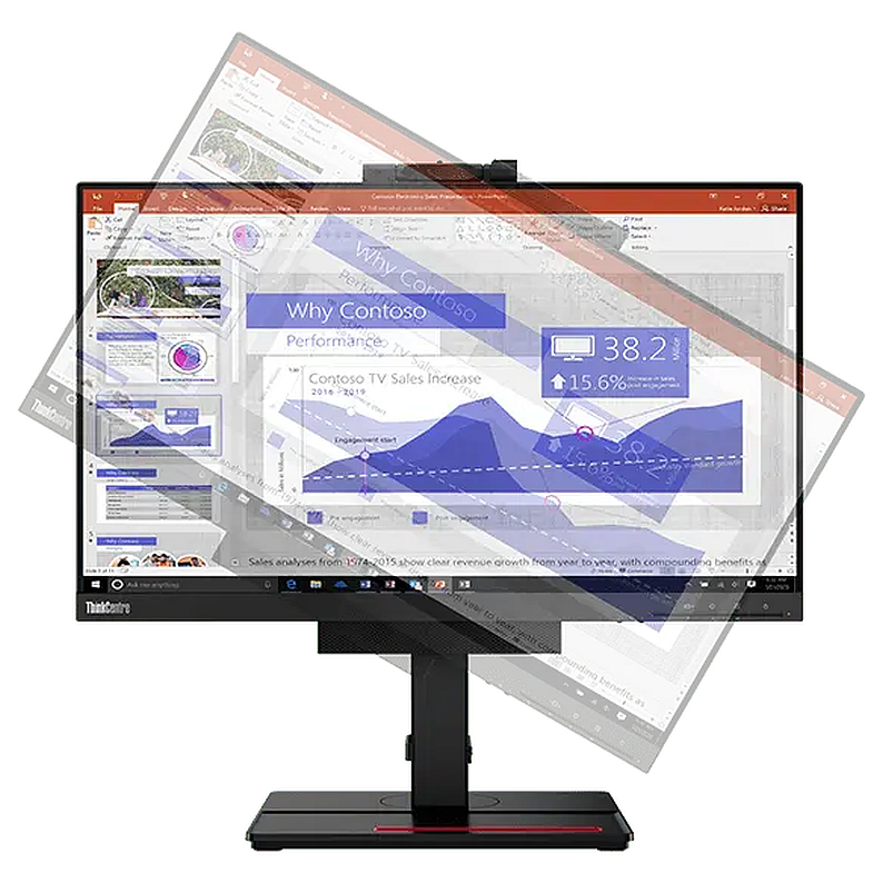 Lenovo 23,8" TIO24 Gen 4 FHD IPS DP/USB monitor (Használt A)