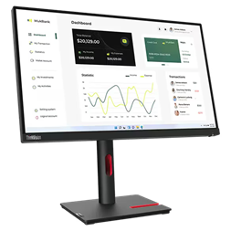 Lenovo 23" ThinkVision T23I-30 FHD IPS HDMI/DP/VGA/USB WLED monitor