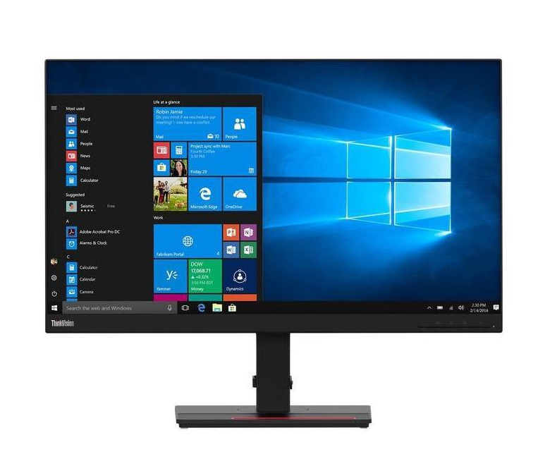 Lenovo 27" 62B1GAT2EU ThinkVision T27h-2L QHD IPS DP/HDMI/USB fekete LED monitor