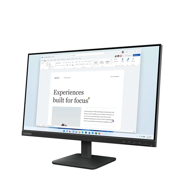 Lenovo 27" L27-4e FHD IPS DP/HDMI/VGA fekete monitor