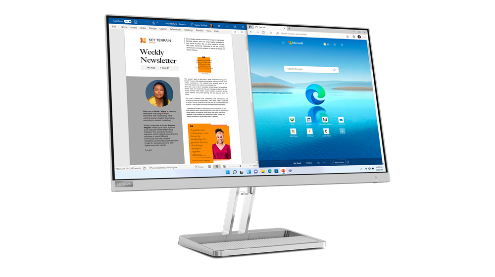 Lenovo 27" L27i-40 FHD IPS HDMI/VGA WLED monitor