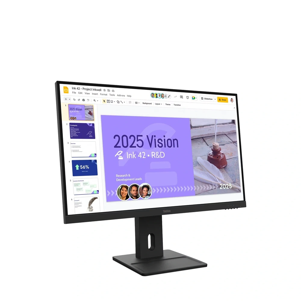 Lenovo 27" ThinkVision E27Q-40 FHD DP/HDMI fekete monitor