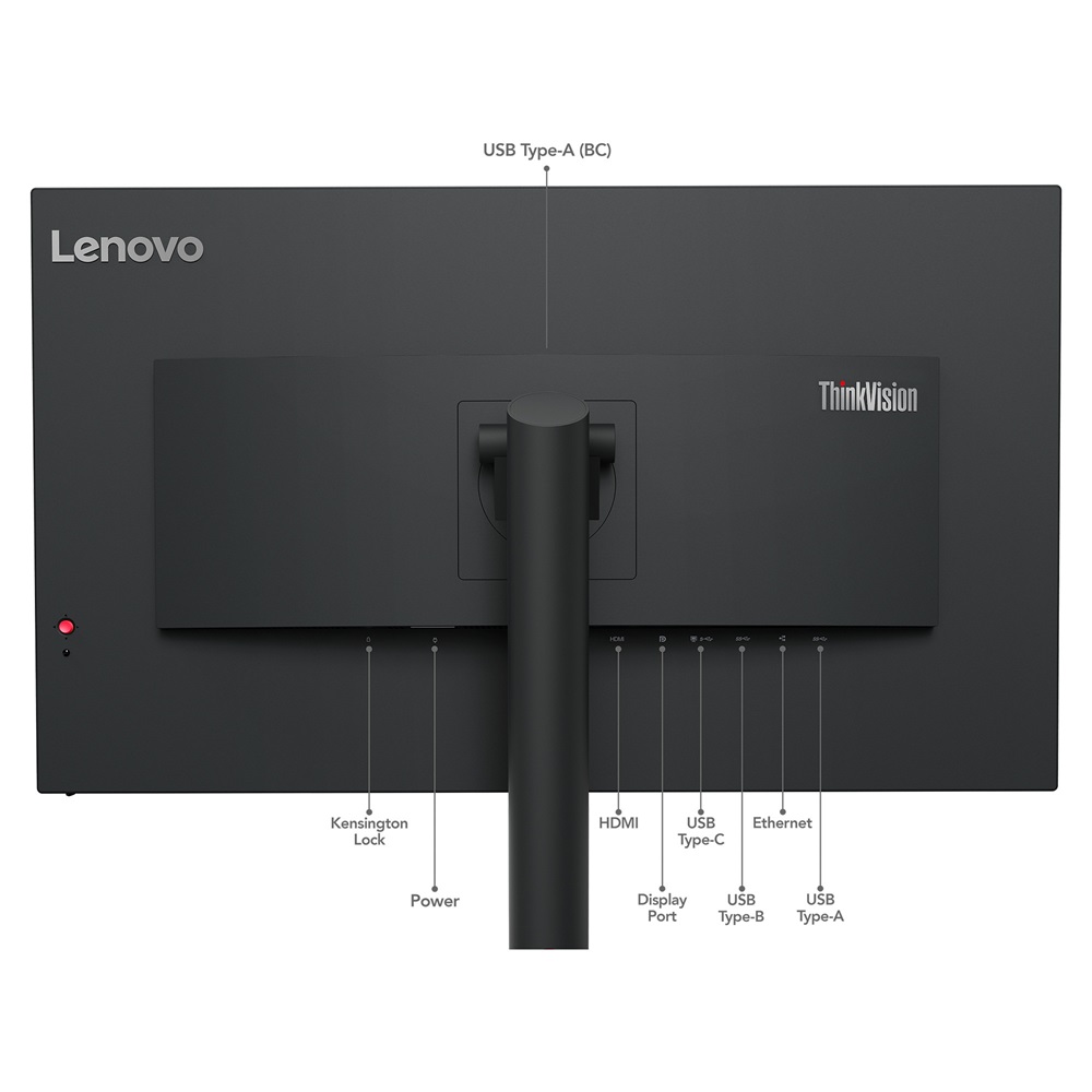 Lenovo 31,5" ThinkVision T32P-30 4K UHD IPS DP/HDMI/USB fekete LED monitor