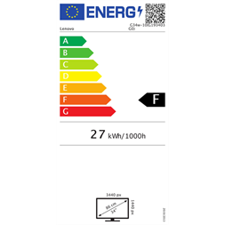 Lenovo 34" G34w-10 UWQHD VA 144Hz HDMI/DP ívelt gamer monitor