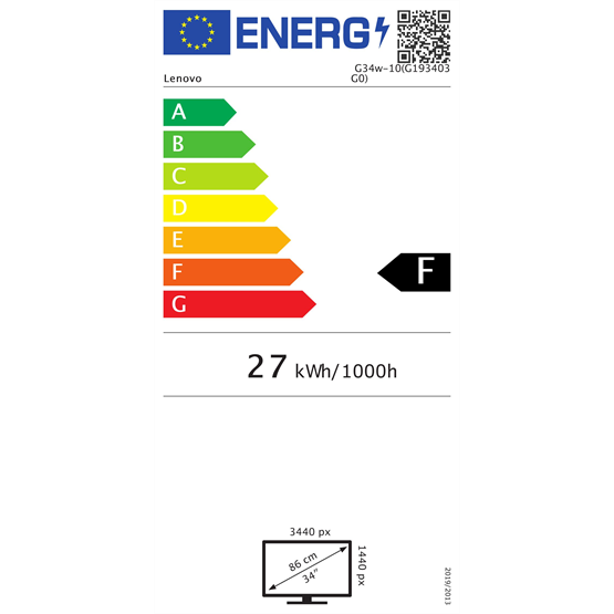 Lenovo 34" G34w-10 UWQHD VA 144Hz HDMI/DP ívelt gamer monitor