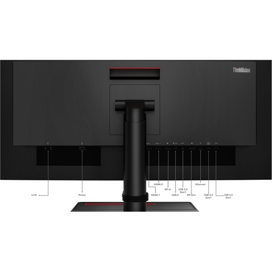 Lenovo 34" ThinkVision P34W-20-MC50 UWQHD HDMI/DP/USB-C IPS WLED monitor