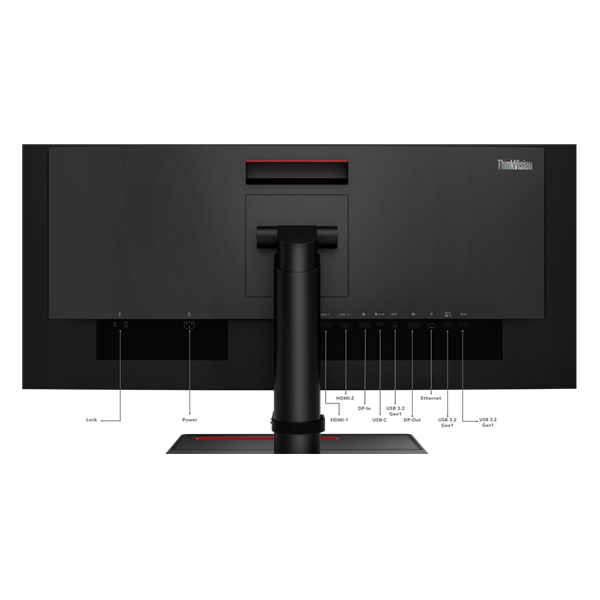 Lenovo 34" ThinkVision P34w-20 UWQHD IPS HDMI/DP/USB-C WLED monitor