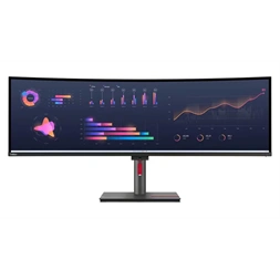 Lenovo 49" ThinkVision P49w-30 FHD IPS HDMI/VGA/USB-C/USB/Thunderbolt fekete monitor