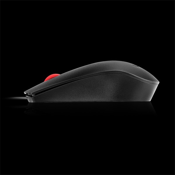Lenovo Fingerprint Biometric Mouse Gen 2 USB fekete vezetékes optikai egér