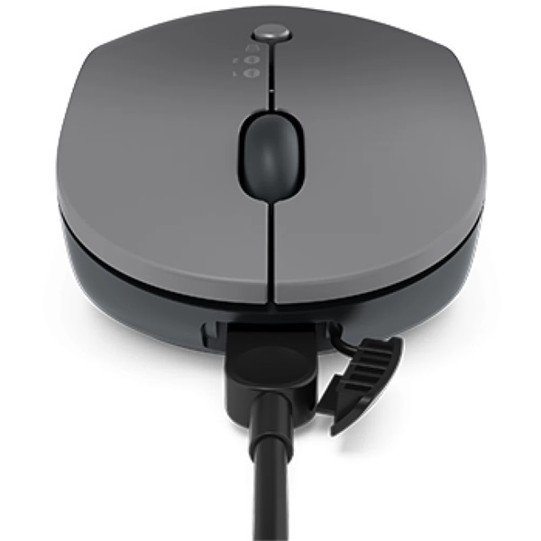 Lenovo Go Multi-device Bluetooth vezeték nélküli szürke optikai egér