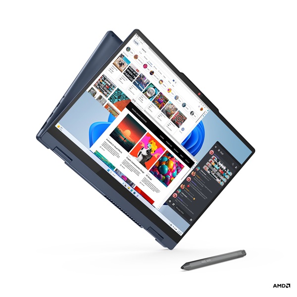 Lenovo IdeaPad 5 2-in-1 14AHP9 14"WUXGA/AMD Ryzen 5 8645HS/16GB/512GB/Int.VGA/kék laptop