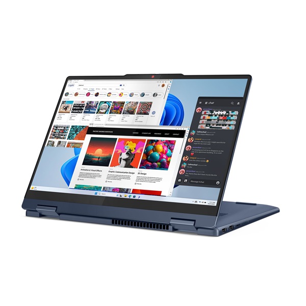 Lenovo IdeaPad 5 2in1 14IRU9 14"WUXGA/Intel Core 3 100U/8GB/1TB/Int.VGA/Win11/kék laptop