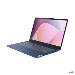 Lenovo IdeaPad Slim 3 15AMN8 15,6"FHD/AMD Ryzen 3 7320U/8GB/512GB/Int.VGA/FreeDOS/kék laptop