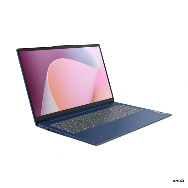 Lenovo IdeaPad Slim 3 15AMN8 15,6"FHD/AMD Ryzen 5 7520U/16GB/512GB/Int.VGA/FreeDOS/kék laptop