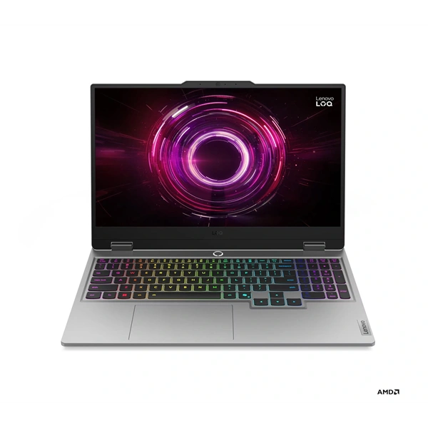 Lenovo LOQ 15AHP10 15,6"FHD/AMD Ryzen 7 250/16GB/1TB/RTX 5060 8GB/FreeDOS/szürke laptop
