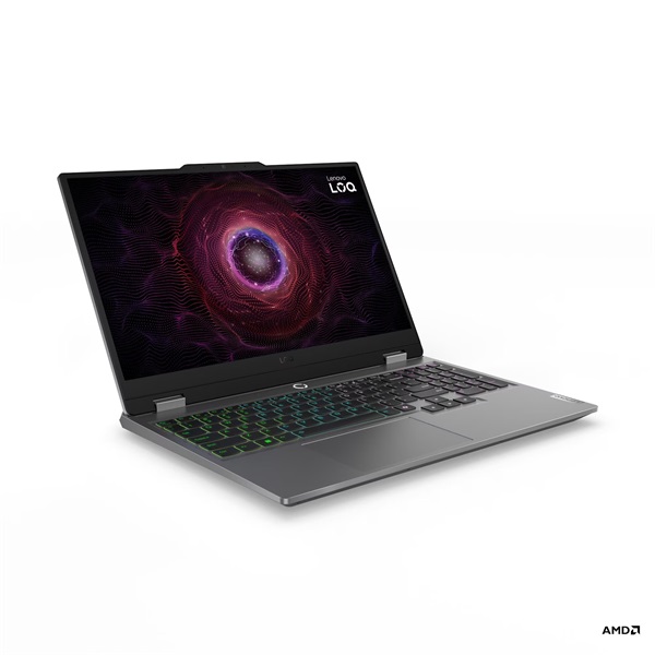 Lenovo LOQ 15ARP9 15,6"FHD/AMD Ryzen 5 7235HS/24GB/512GB/RTX 3050 6GB/Win11 Pro/szürke laptop