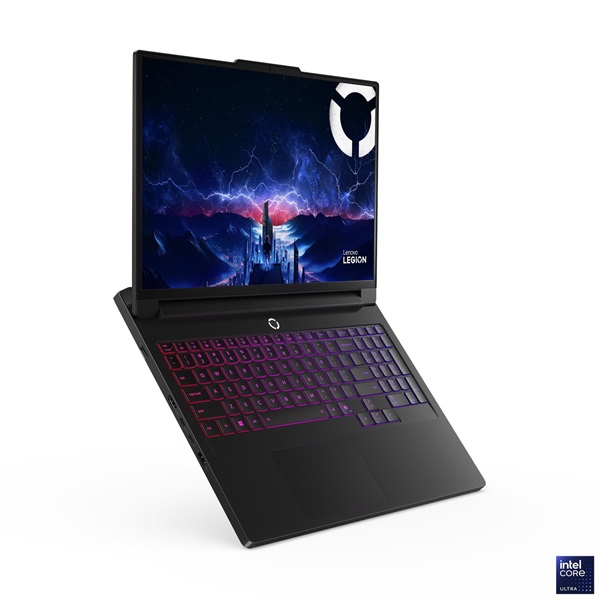Lenovo Legion Pro 7 16IAX10H 16"WQXGA/Intel Core Ultra 9 275HX/64GB/2TB/RTX 5080/FreeDOS/fekete laptop