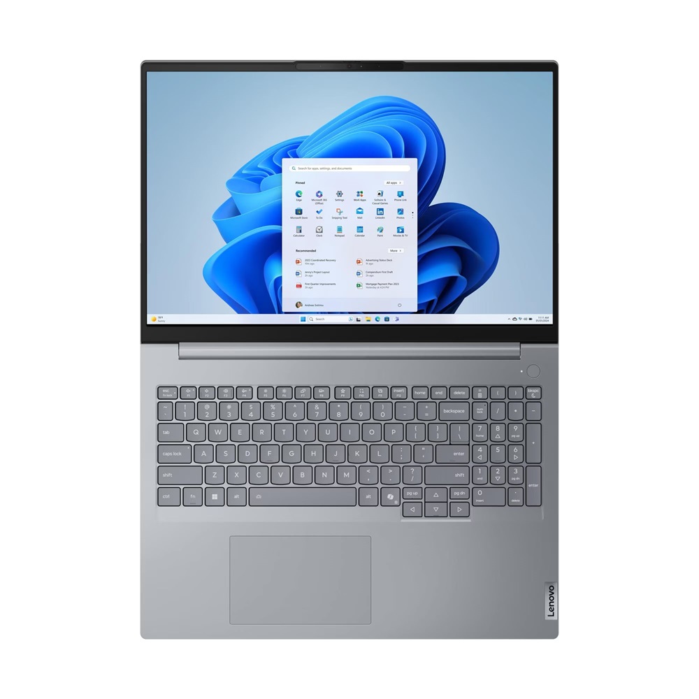 Lenovo ThinkBook 16 G8 IRL 16"WUXGA/Intel Core 7 240H/16GB/512GB/Int.VGA/FreeDOS/szürke laptop