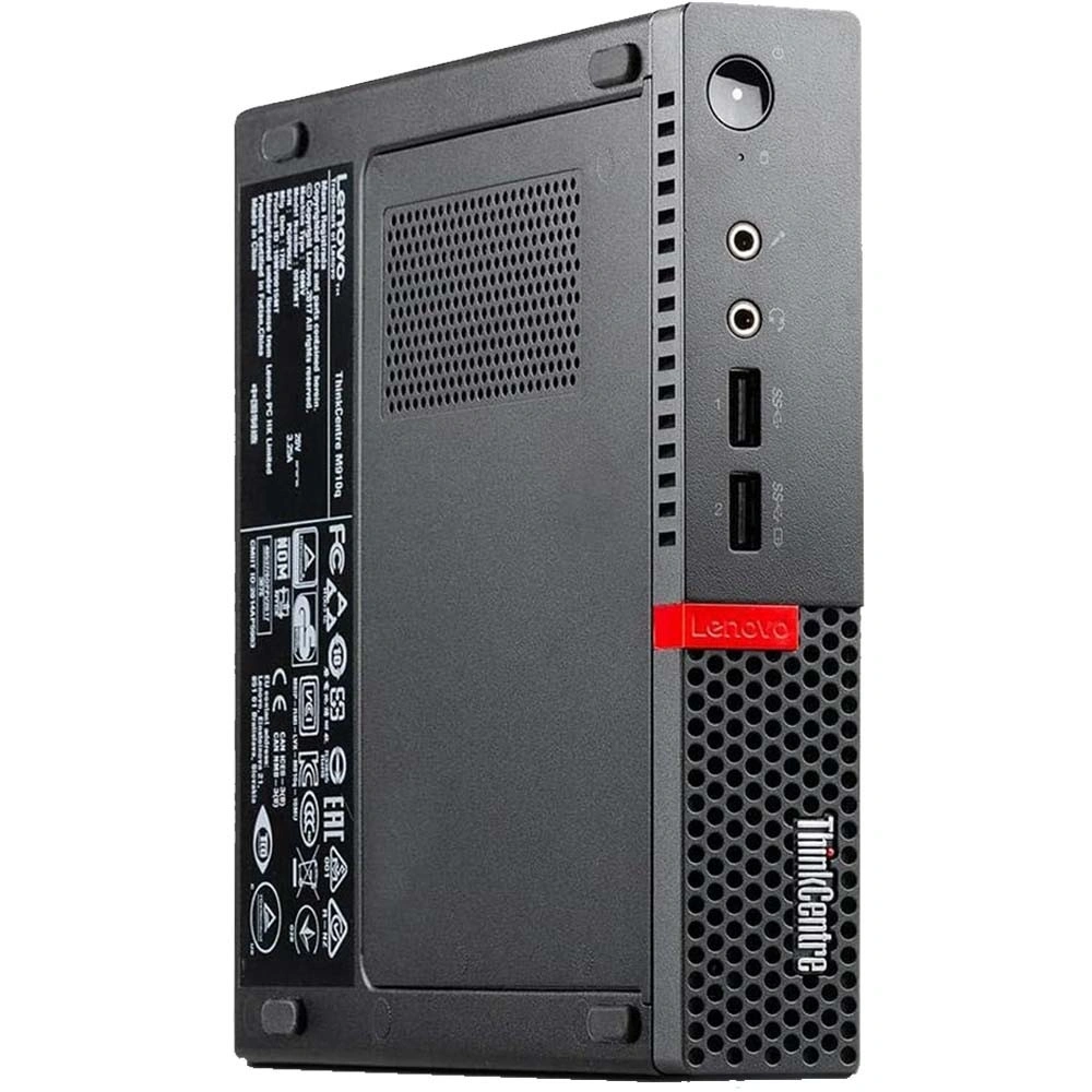 Lenovo ThinkCentre M910q Micro/i5-7th/8GB/256GB SSD/Win Pro COA/fekete asztali számítógép (Használt A+)