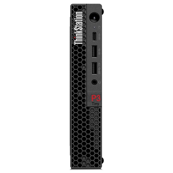 Lenovo ThinkStation P3 Tiny 30H0001MHX/i7-13700T/32GB/1TB/Win11 Pro/Quadro T1000 8GB/fekete asztali számítógép