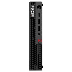 Lenovo ThinkStation P3 Tiny 30H0001MHX/i7-13700T/32GB/1TB/Win11 Pro/Quadro T1000 8GB/fekete asztali számítógép