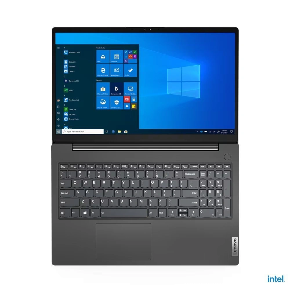 Lenovo V15 G2 IJL 15,6"FHD/Intel Celeron N4500/8GB/256GB/Int.VGA/Win11 Pro/fekete laptop