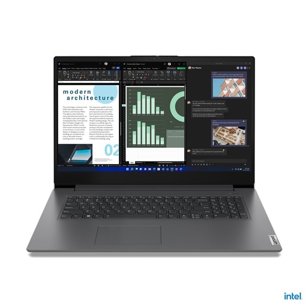Lenovo V17 G4 IRU 17,3"FHD/Intel Core i5-13420H/16GB/512GB/Int.VGA/FreeDOS/szürke laptop (Újracsomagolt)
