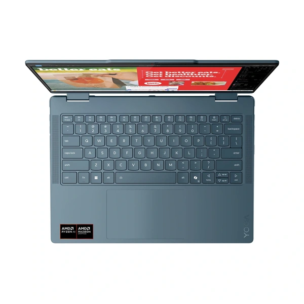 Lenovo Yoga 7 14AKP10 14"WUXGA Touch/AMD Ryzen AI 5 340/16GB/512GB/Int.VGA/Win11/Alu ház/kagylóhéj laptop + Sleeve