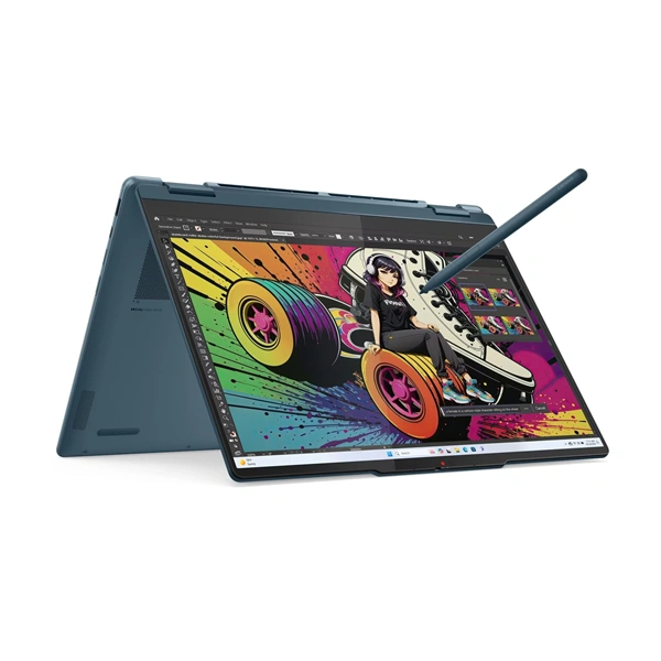 Lenovo Yoga 7 14AKP10 14"WUXGA Touch/AMD Ryzen AI 5 340/16GB/512GB/Int.VGA/Win11/Alu ház/kagylóhéj laptop + Sleeve