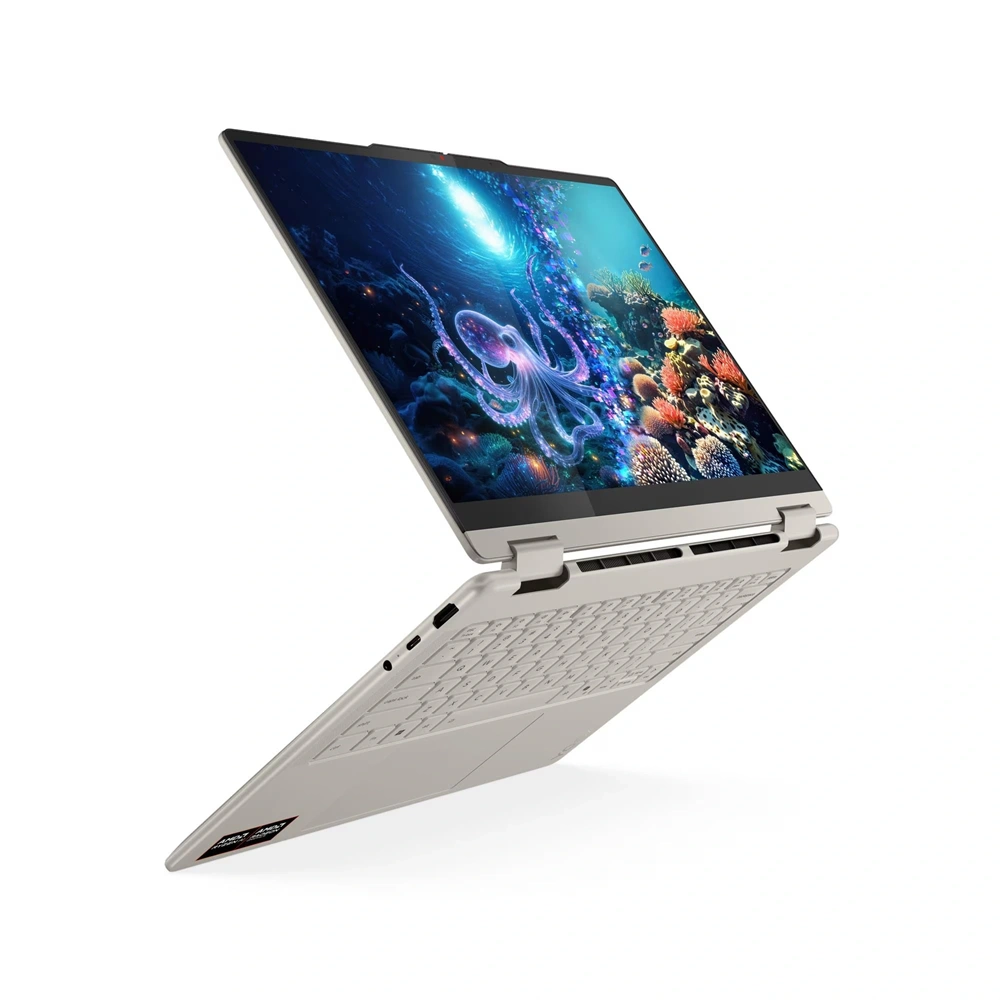 Lenovo Yoga 7 14AKP10 14"WUXGA Touch/AMD Ryzen AI 5 340/24GB/1TB/Int.VGA/Win11/kagylóhéj laptop