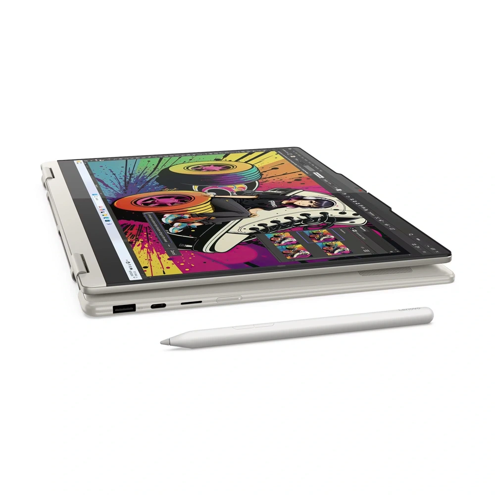 Lenovo Yoga 7 14AKP10 14"WUXGA Touch/AMD Ryzen AI 5 340/24GB/1TB/Int.VGA/Win11/kagylóhéj laptop