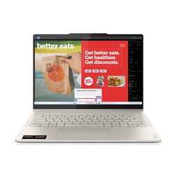 Lenovo Yoga 7 2-in-1 14AKP10 15,3"WUXGA/AMD Ryzen AI 7 350/16GB/512GB/Int.VGA/Win11/homok ezüst laptop + YOGA sleeve