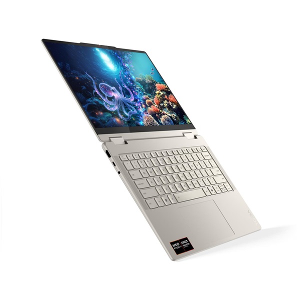 Lenovo Yoga 7 2-in-1 14AKP10 15,3"WUXGA/AMD Ryzen AI 7 350/16GB/512GB/Int.VGA/Win11/homok ezüst laptop + YOGA sleeve