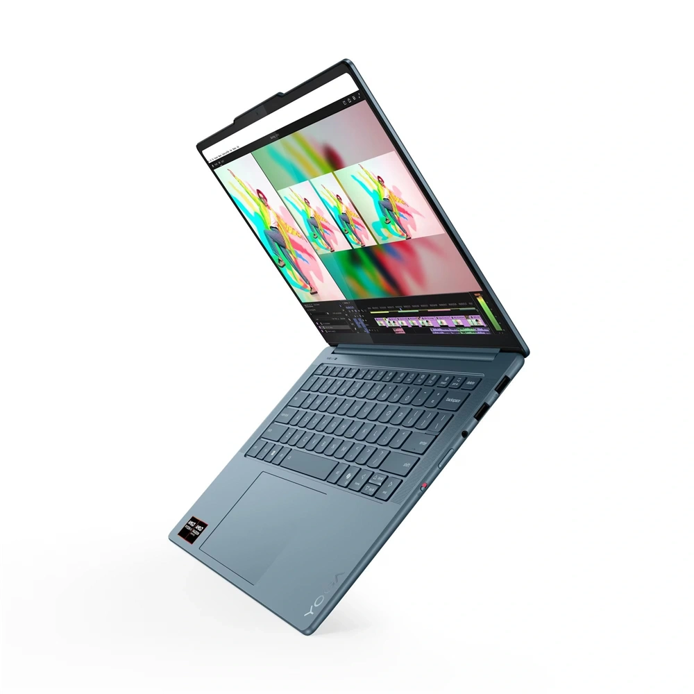 Lenovo Yoga Pro 7 14AKP10 14,5"3K/AMD Ryzen AI 7 350/32GB/1TB/Int.VGA/Win11/Alu ház/ zöldeskék laptop