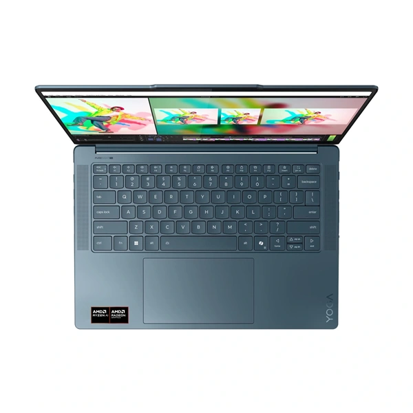 Lenovo Yoga Pro 7 14AKP10 14,5"3K/AMD Ryzen AI 7 350/32GB/1TB/Int.VGA/Win11/Alu ház/ zöldeskék laptop