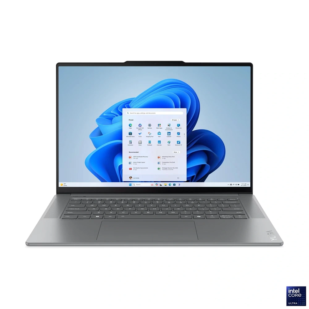 Lenovo Yoga Slim 7 15ILL9 15,3"2,8K/Intel Core Ultra 7 258V/32GB/1TB/Int.VGA/Win11/Aluminium ház - szürke laptop