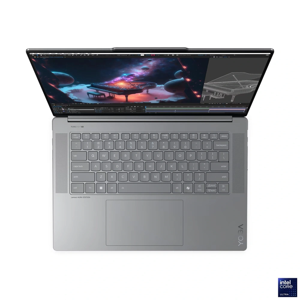Lenovo Yoga Slim 7 15ILL9 15,3"2,8K/Intel Core Ultra 7 258V/32GB/1TB/Int.VGA/Win11/Aluminium ház - szürke laptop