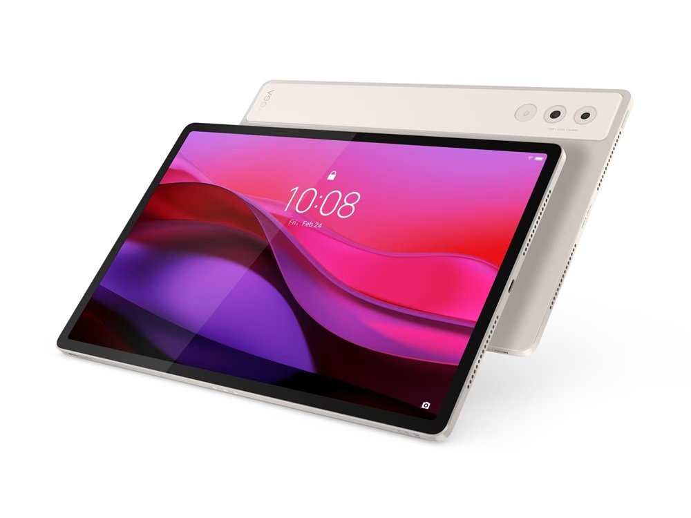 Lenovo Yoga Tab Plus (TB520FU) 12,7" 16/256GB krém Wi-Fi tablet + toll és magyar billentyűzet