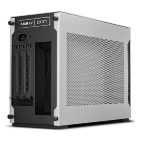 Lian Li A4-H2O ezüst-fekete (táp nélküli) ITX ház
