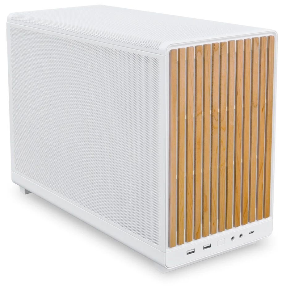 Lian Li DAN Cases A3 fehér / fa mATX ház