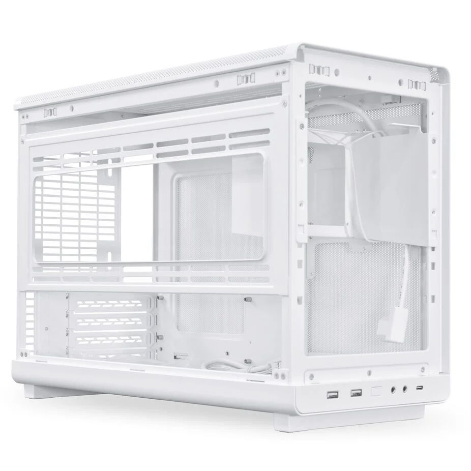 Lian Li DAN Cases A3 fehér / fa mATX ház