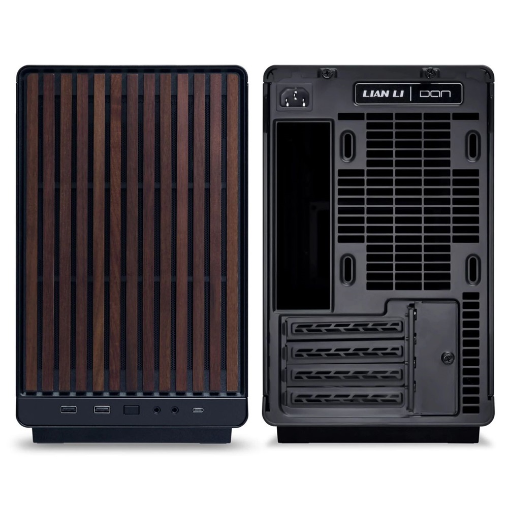 Lian Li DAN Cases A3 fekete / fa mATX ház