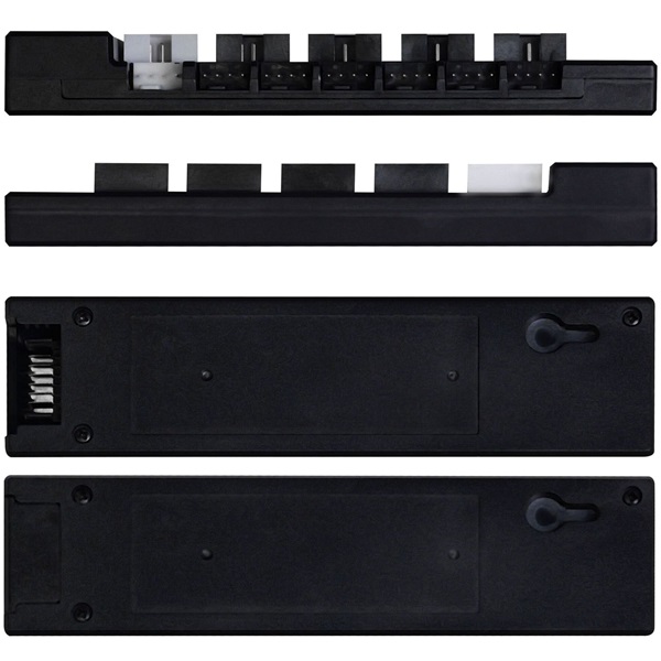 Lian Li EDGE fekete USB és ventilátor hub