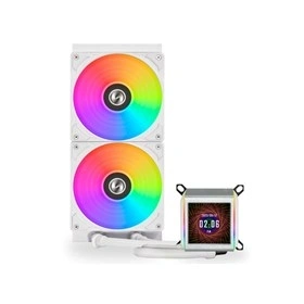 Lian Li Galahad II LCD 280mm ARGB fehér vízhűtéses processzor hűtő