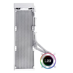 Lian Li HYDROSHIFT II LCD-C 360N 3x120mm ARGB fehér vízhűtéses processzor hűtő