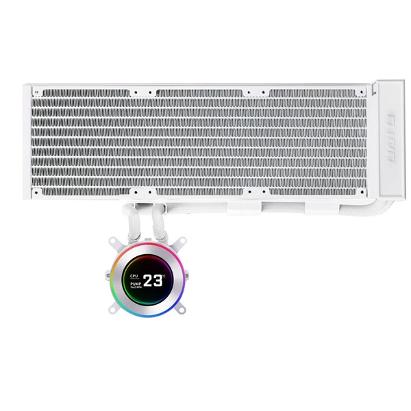 Lian Li HYDROSHIFT II LCD-C 360N 3x120mm ARGB fehér vízhűtéses processzor hűtő